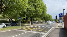 Il nuovo semaforo pedonale - © www.giornaledibrescia.it