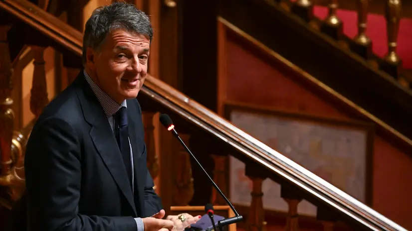 Matteo Renzi in Senato - Foto Ansa © www.giornaledibrescia.it