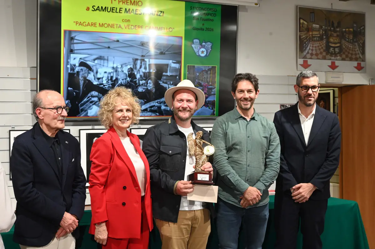 La premiazione del concorso fotografico San Faustino