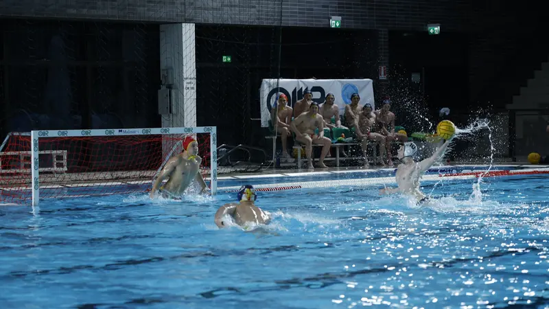 Il rigore di Boscoli che fissa il risultato sul 6-6 - Foto Gabriele Vanoni