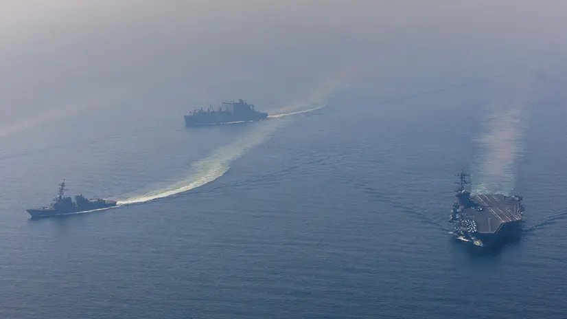 Navi da guerra statunitensi - Foto Ansa © www.giornaledibrescia.it