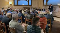 L'assemblea di Federcaccia - Foto Marco Ortogni/Neg © www.giornaledibrescia.it