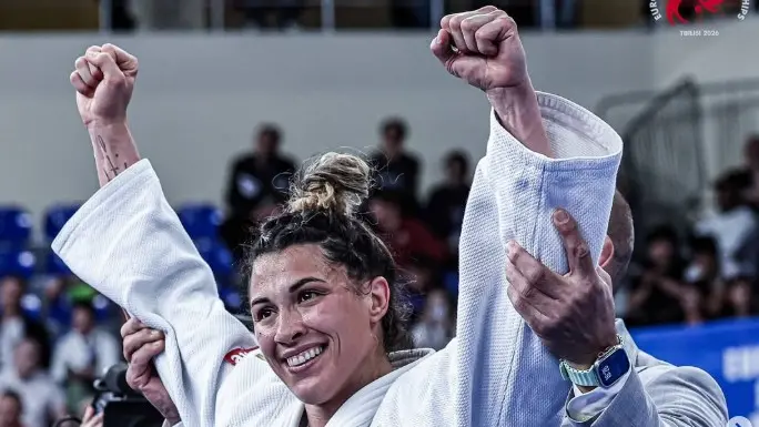Tutta la gioia di Alice Bellandi - Foto European Judo/Instagram