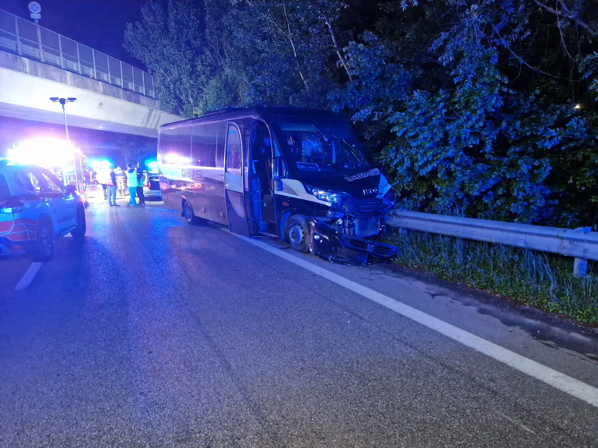L'incidente frontale a Desenzano