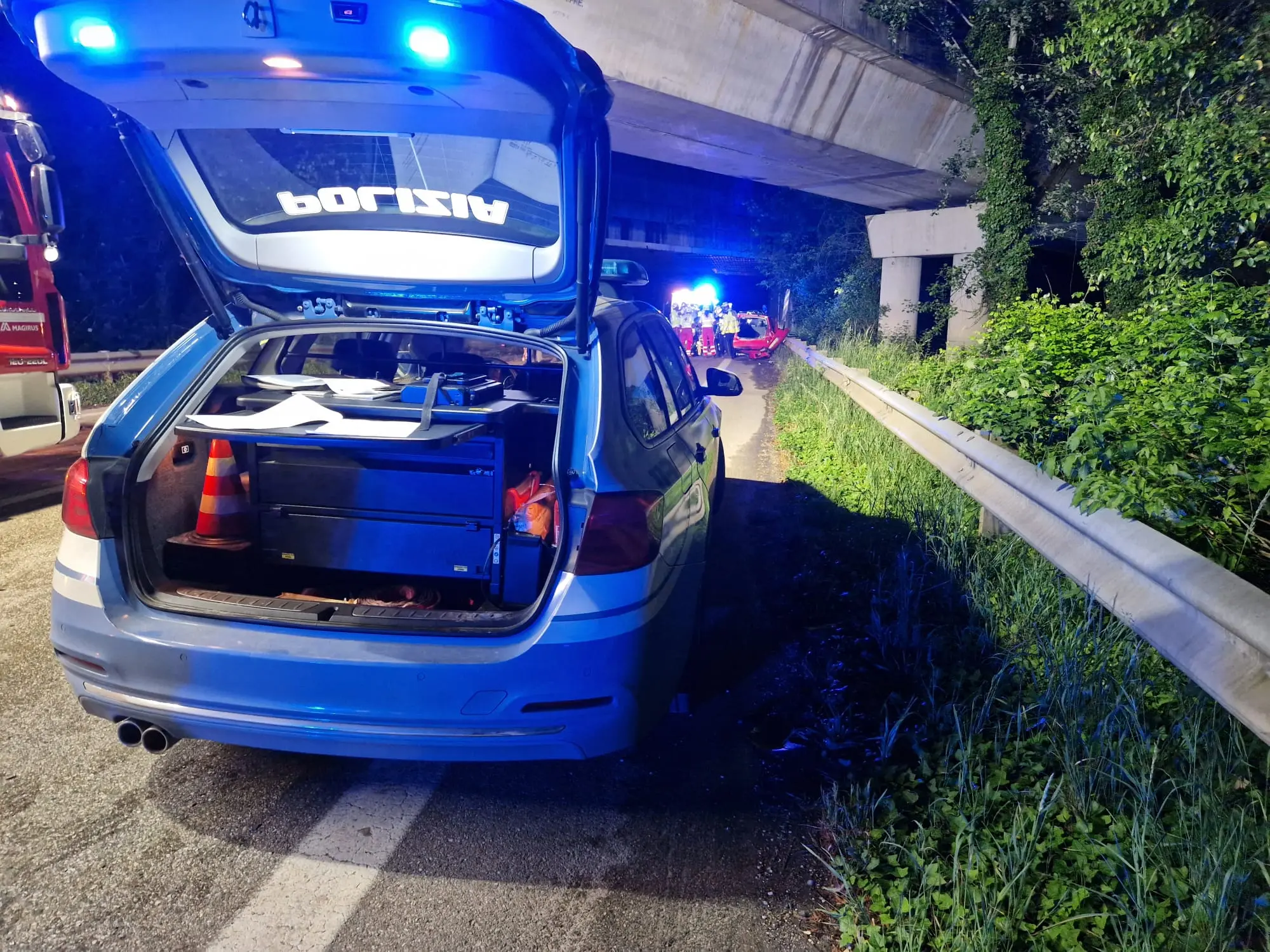 L'incidente frontale a Desenzano