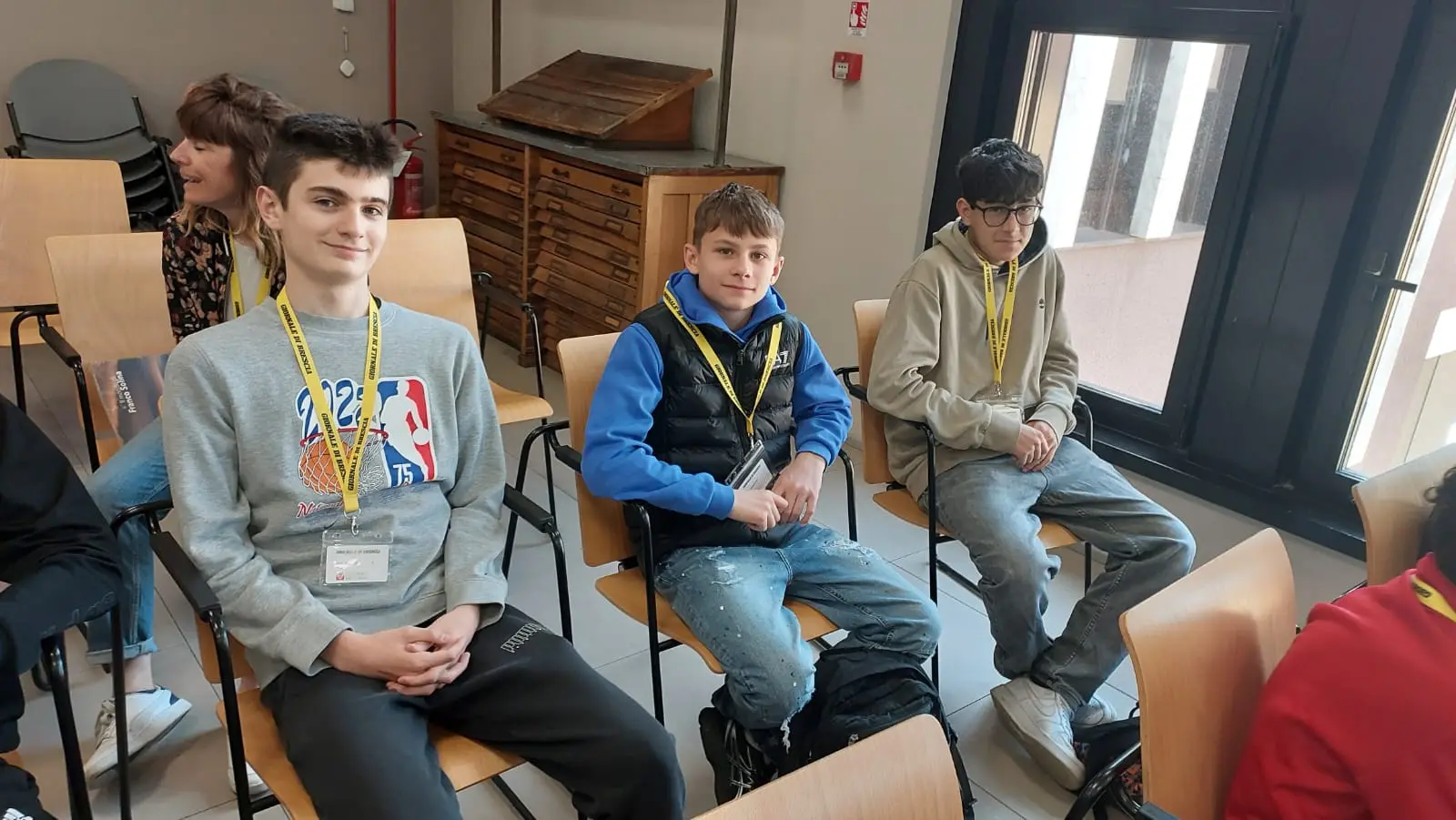 La classe 1B dell’istituto Bonsignori di Remedello in visita al GdB