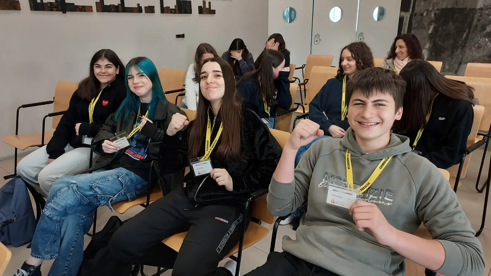 La classe 1B dell’istituto Bonsignori di Remedello in visita al GdB