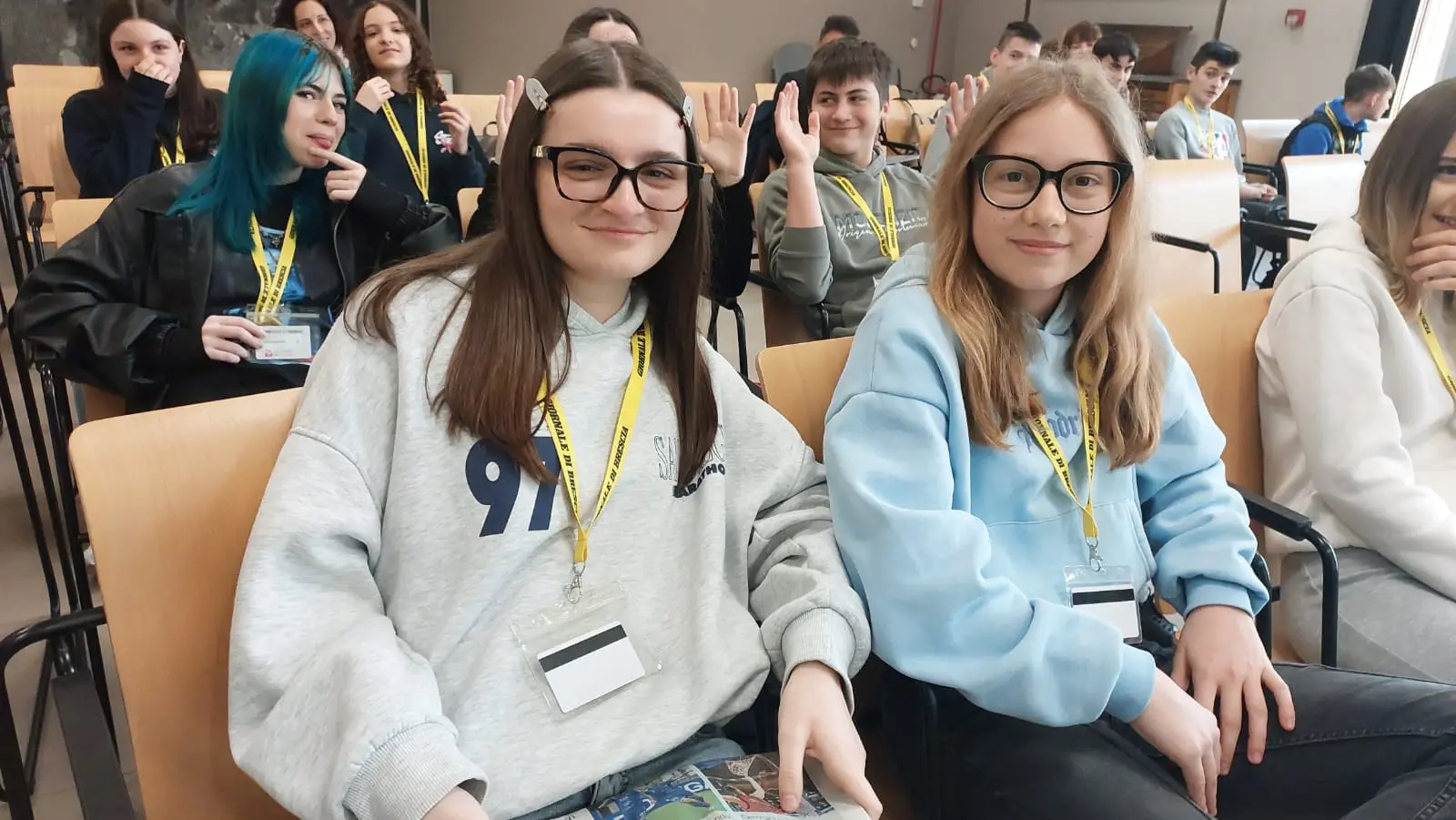 La classe 1B dell’istituto Bonsignori di Remedello in visita al GdB