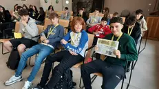 La classe 1B dell’istituto Bonsignori di Remedello in visita al GdB
