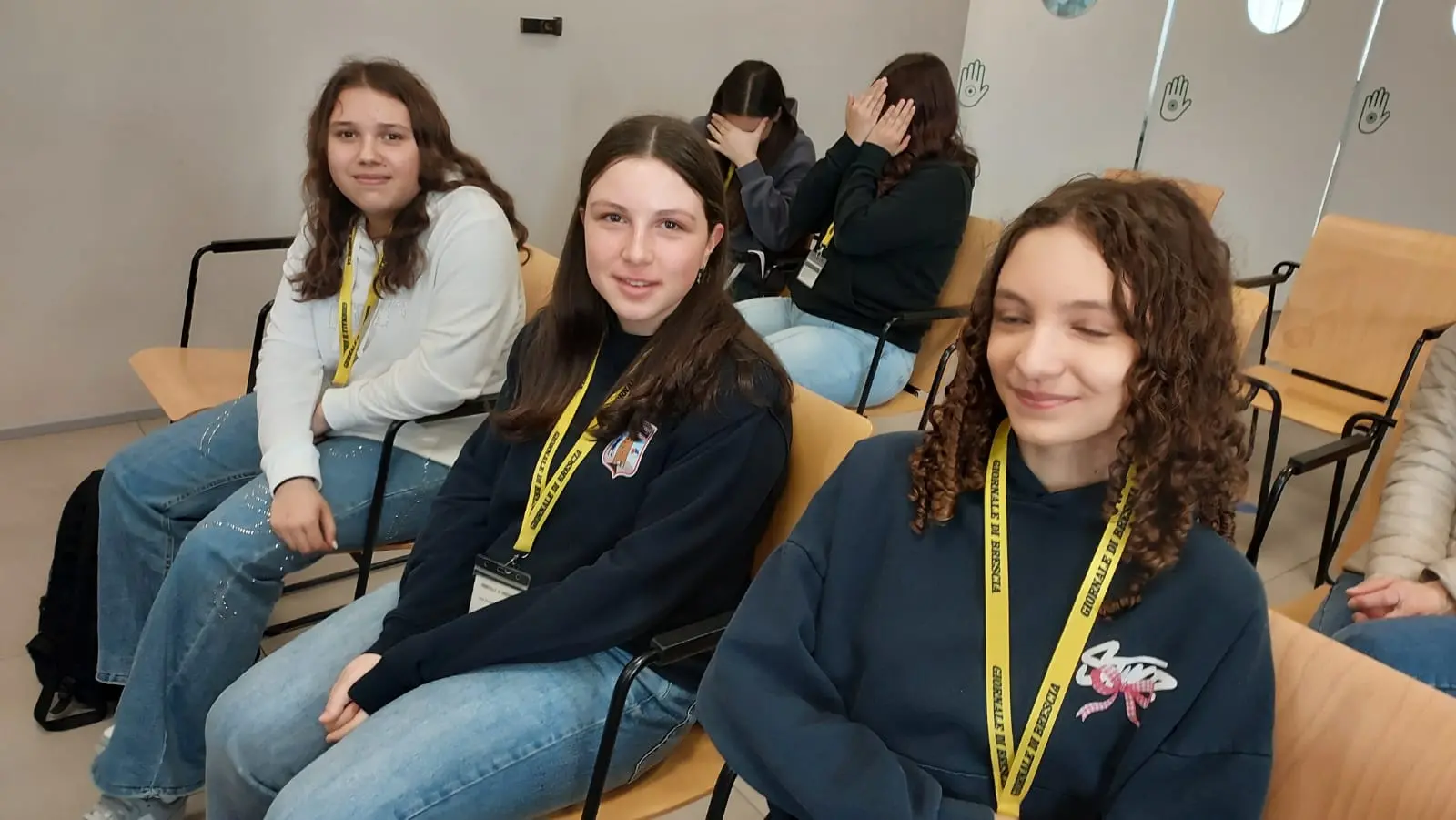 La classe 1B dell’istituto Bonsignori di Remedello in visita al GdB