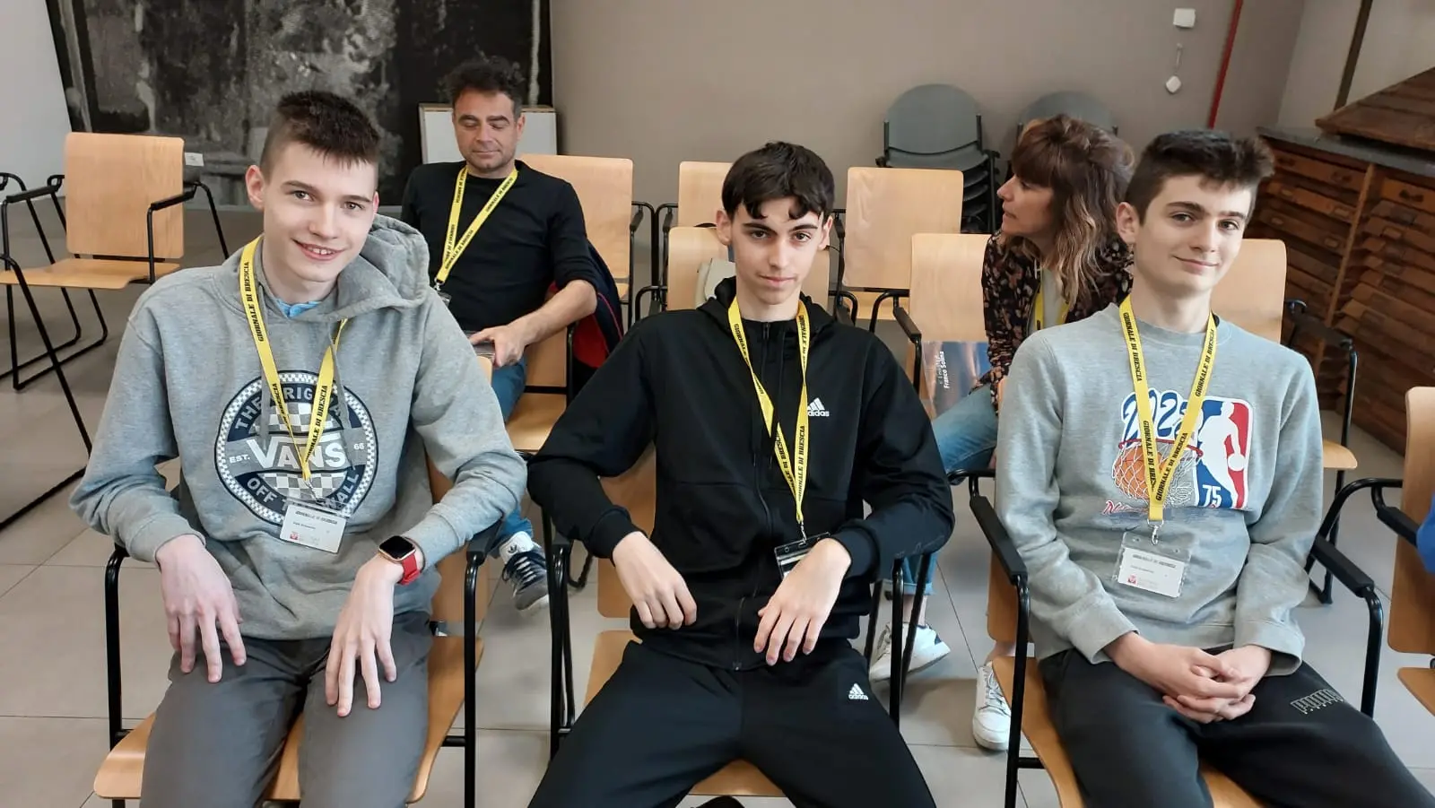 La classe 1B dell’istituto Bonsignori di Remedello in visita al GdB