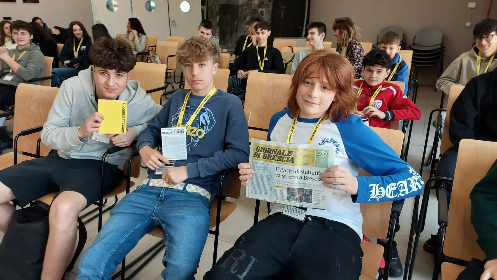 La classe 1B dell’istituto Bonsignori di Remedello in visita al GdB