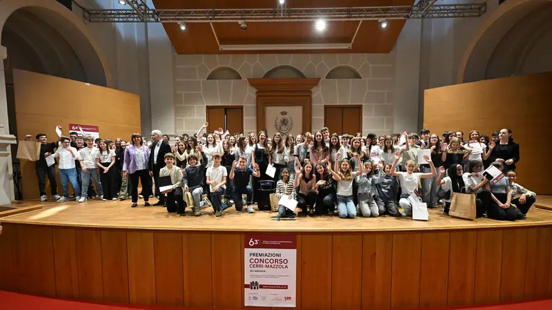 Le premiazioni del concorso "Cerri Mazzola" legato al Festival pianistico