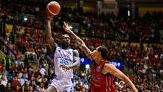 Jason Burnell è uno degli assi della Germani dei record - Foto Ciamillo/Castoria © www.giornaledibrescia.it