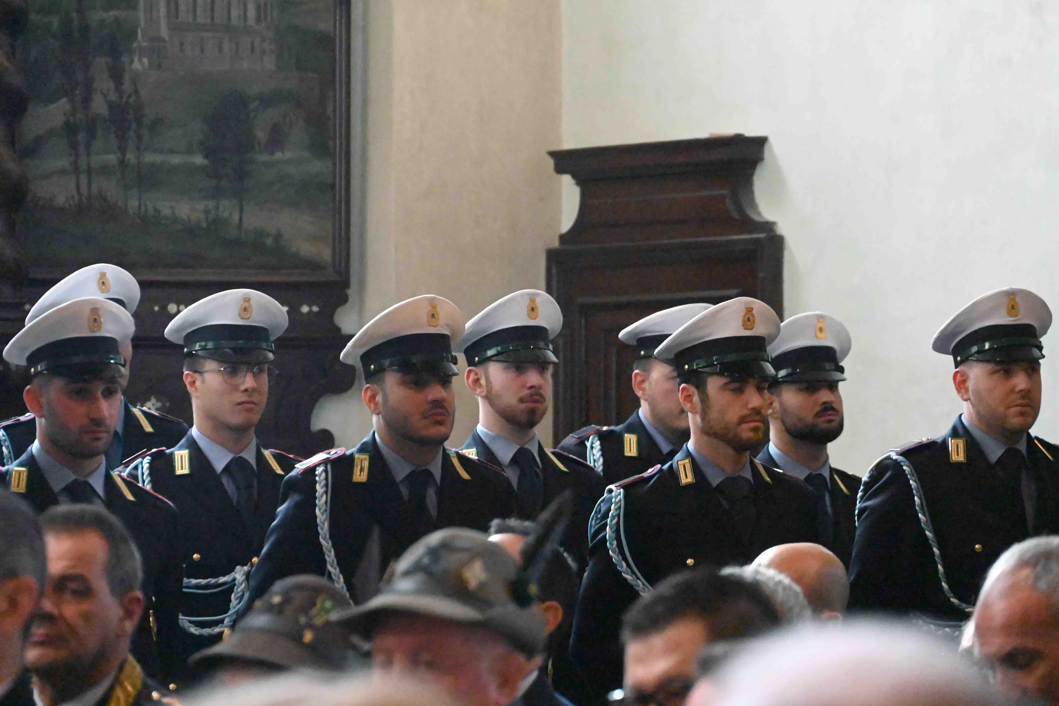 La cerimonia della Polizia Locale in San Cristo a Brescia