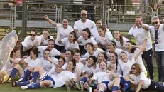 La festa promozione della Polisportiva Erbusco di Eccellenza femminile © www.giornaledibrescia.it