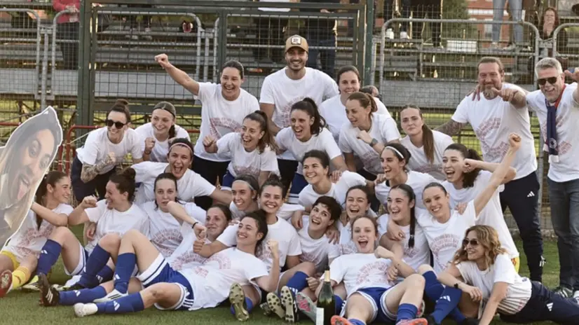 La festa promozione della Polisportiva Erbusco di Eccellenza femminile © www.giornaledibrescia.it