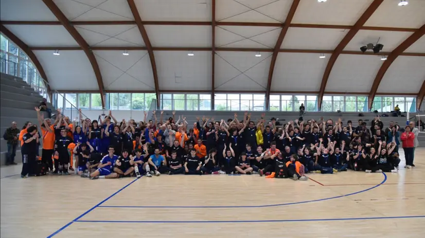 Gli atleti partecipanti alla manifestazione - © www.giornaledibrescia.it