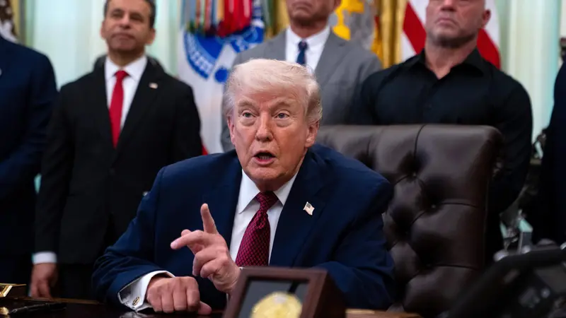 Donald Trump, presidente degli Stati Uniti - Foto Epa/Allison Robbert © www.giornaledibrescia.it