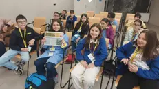 La classe 5E della scuola Laini di Desenzano in visita al GdB