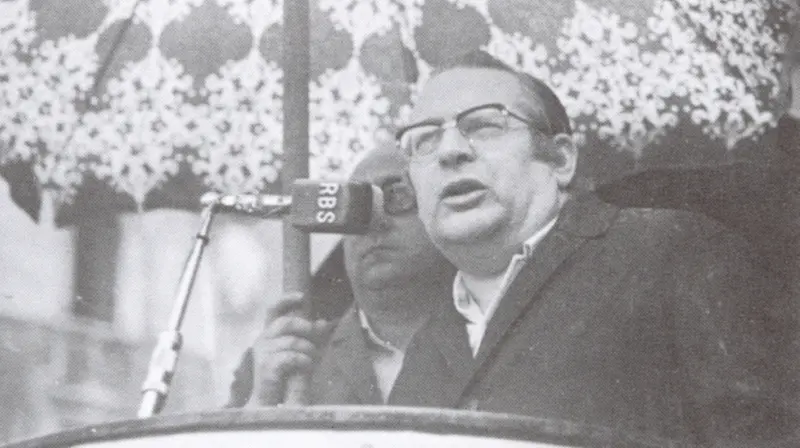 Franco Castrezzati il giorno della strage di piazza Loggia - © www.giornaledibrescia.it