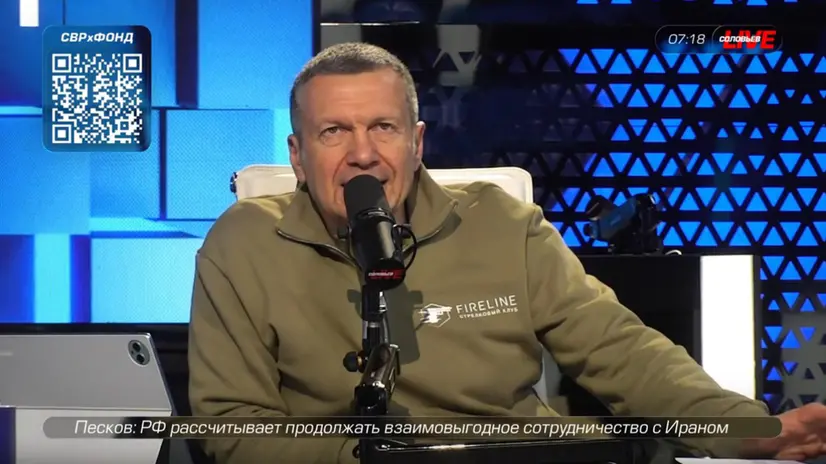 Il presentatore televisivo russo, Vladimir Solovyov