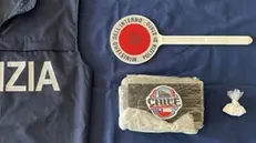 La droga sequestrata dalla Mobile