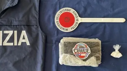 La droga sequestrata dalla Mobile