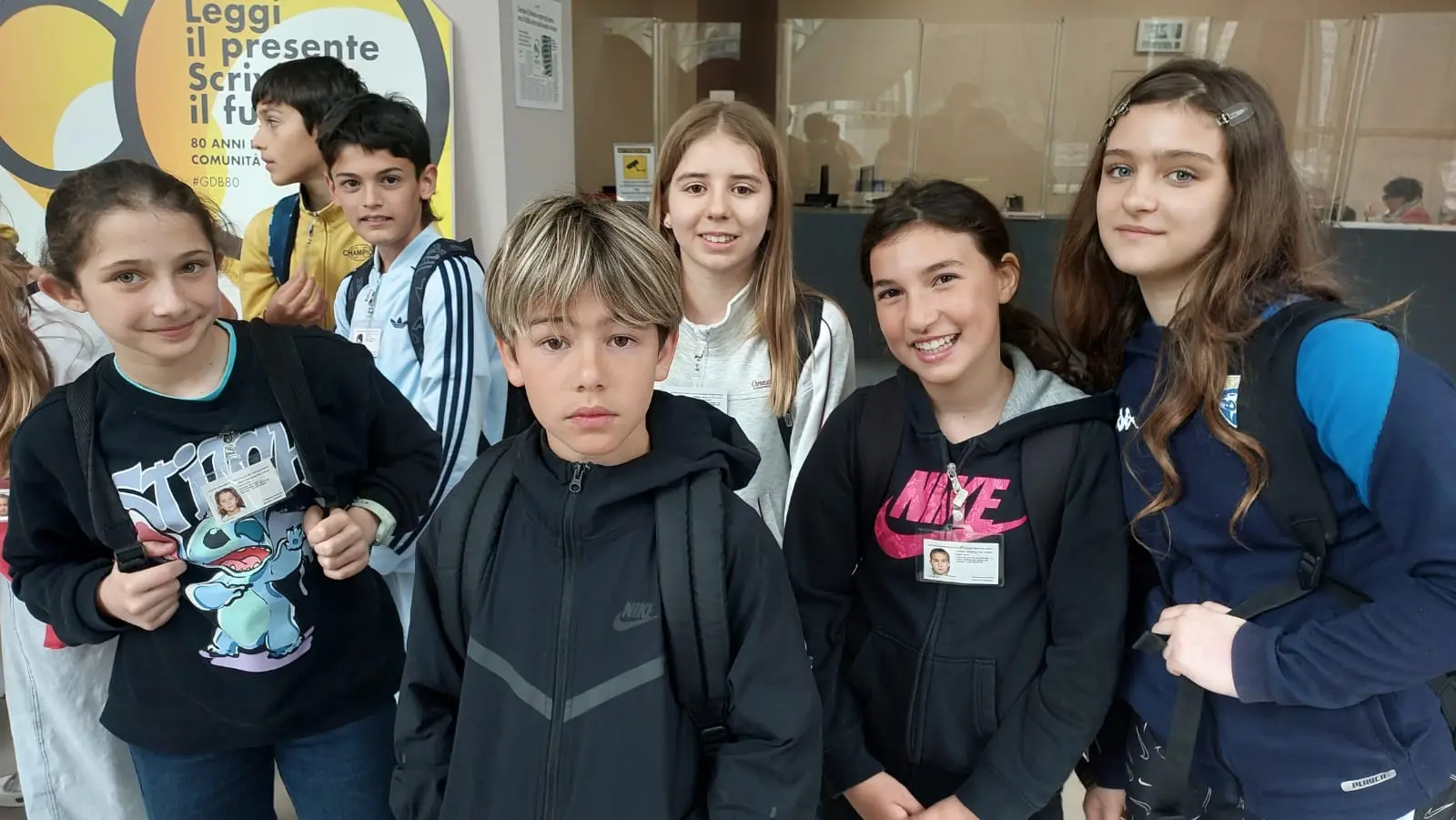 La classe 5A dell’istituto comprensivo Valtenesi di Moniga in visita al GdB