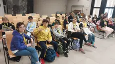 La classe 5A dell’istituto comprensivo Valtenesi di Moniga in visita al GdB