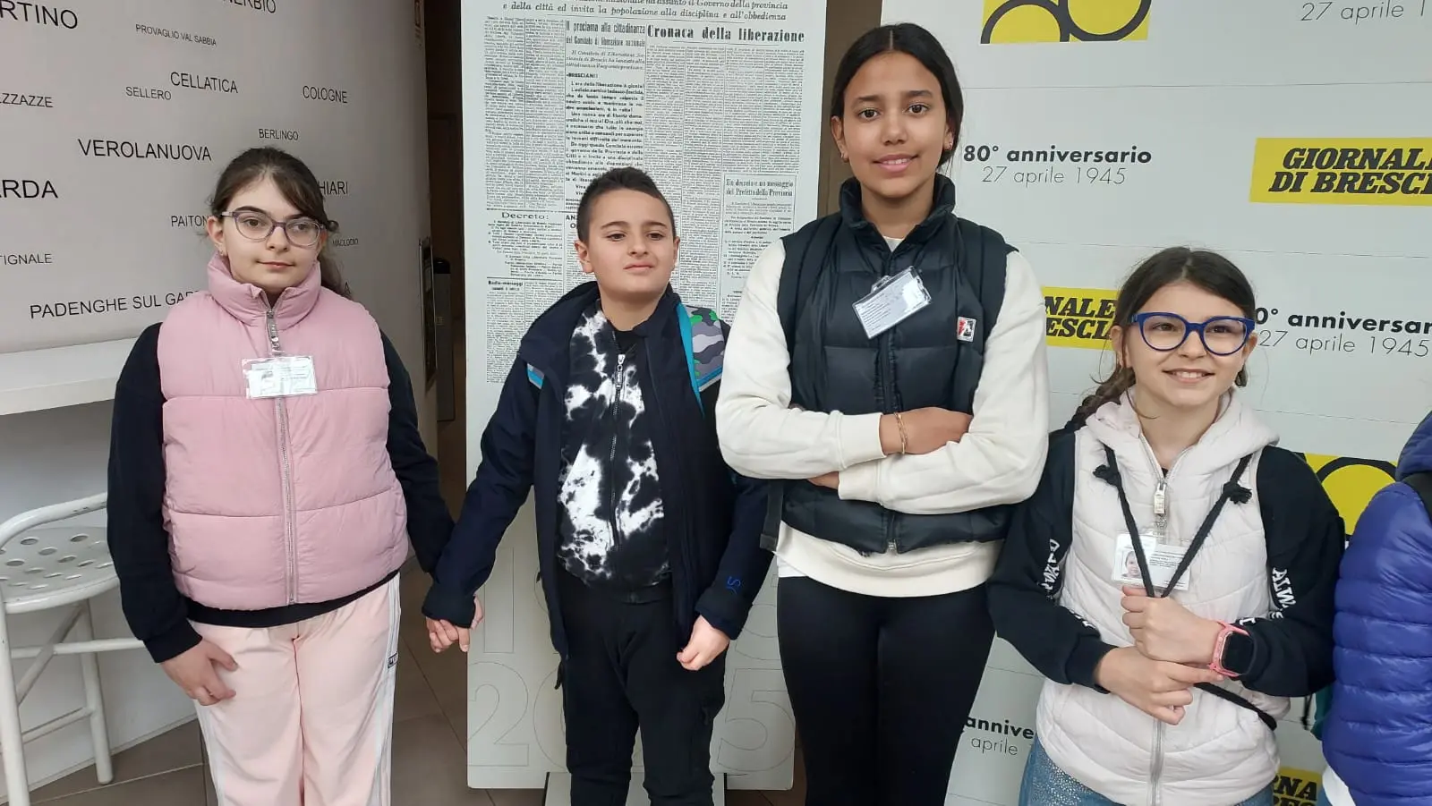 La classe 5A dell’istituto comprensivo Valtenesi di Moniga in visita al GdB