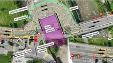 Rappresentazione grafica deviazione Concesio - © www.giornaledibrescia.it