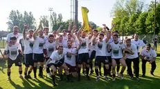 La festa del Ghedi per la promozione in Prima categoria - Foto New Reporter Papetti © www.giornaledibrescia.it