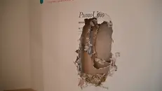 Il furto all'Italmark di via Cefalonia