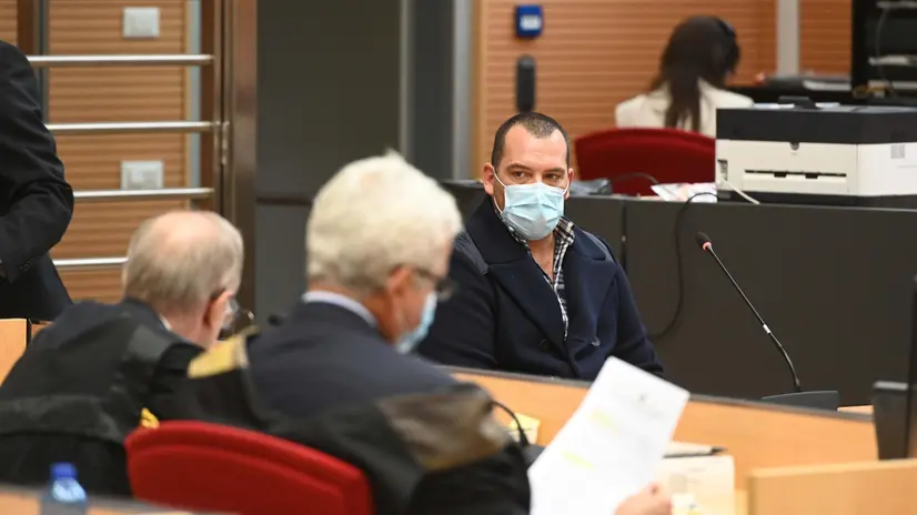 Oscar Maggi in aula - Foto Gabriele Strada /Neg © www.giornaledibrescia.it