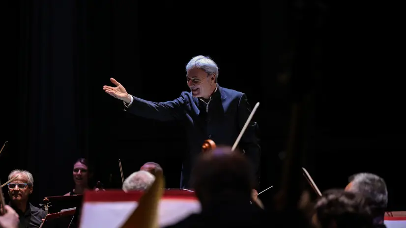 Il maestro Pier Carlo Orizio durante la 62esima edizione del festival - Foto New Reporter Comincini  © www.giornaledibrescia.it