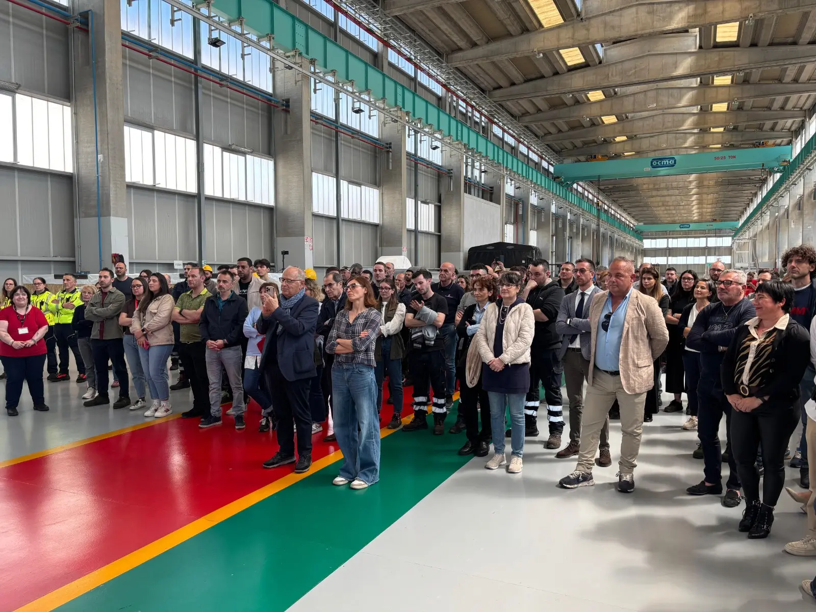 La giornata di sensibilizzazione alla Franchini Acciai di Mairano