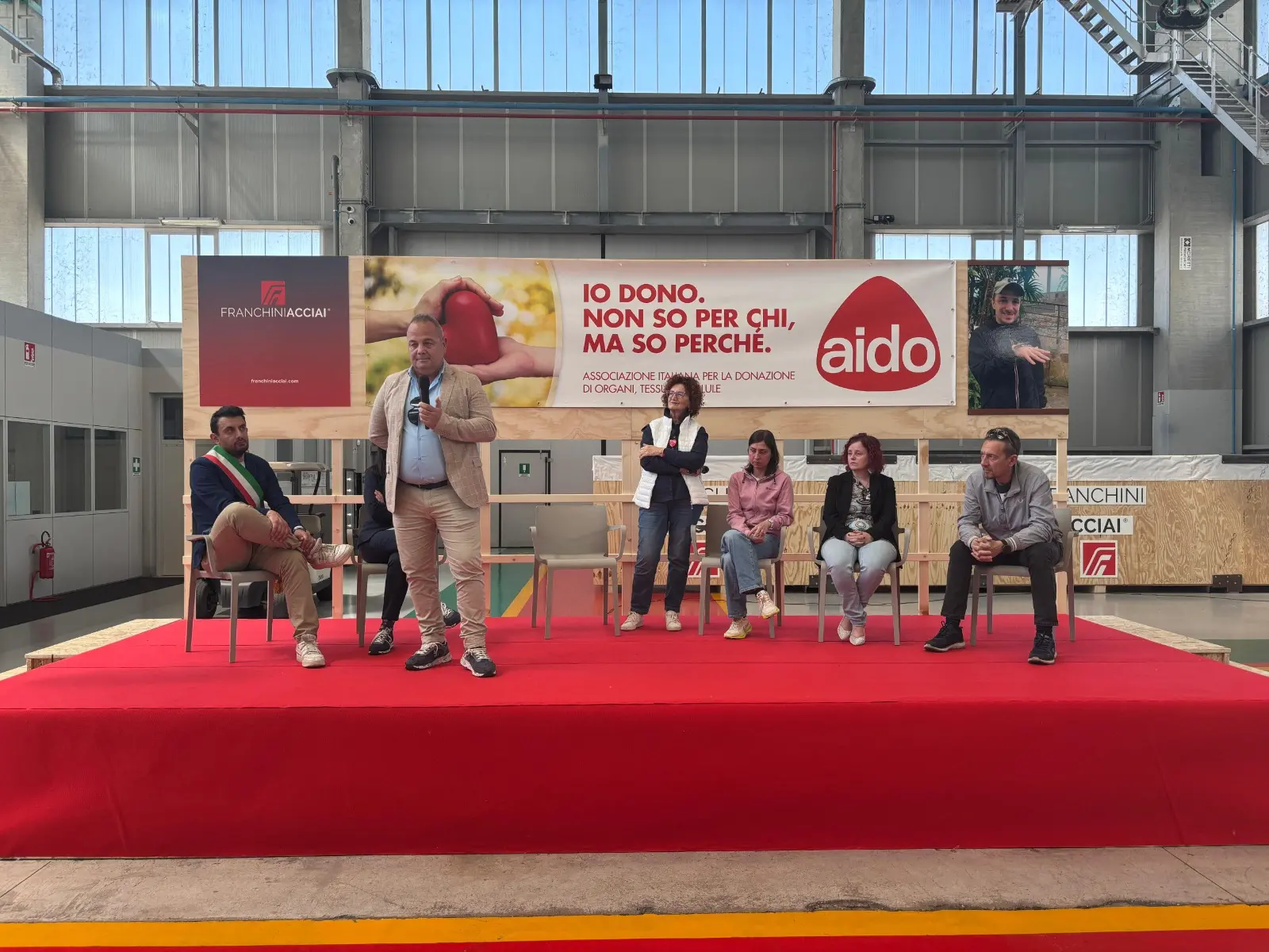 La giornata di sensibilizzazione alla Franchini Acciai di Mairano