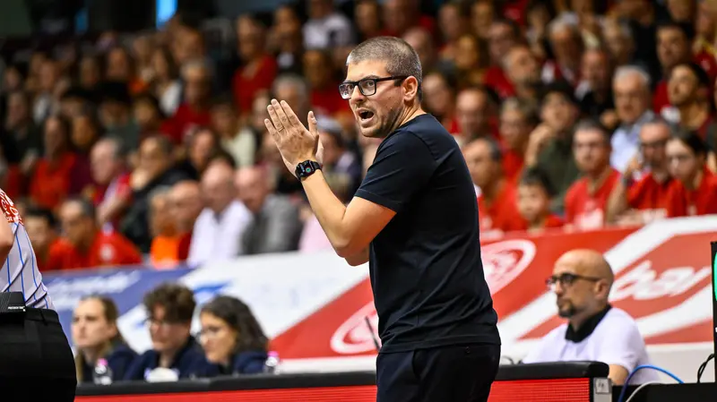 Matteo Cotelli, a bordo campo a Trieste - © G. Lodolo Ciamillo-Castoria