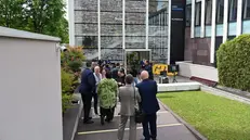 Ospiti alla sede del Giornale di Brescia