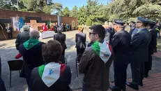 Le cerimonia per il 25 Aprile al cimitero Vantiniano