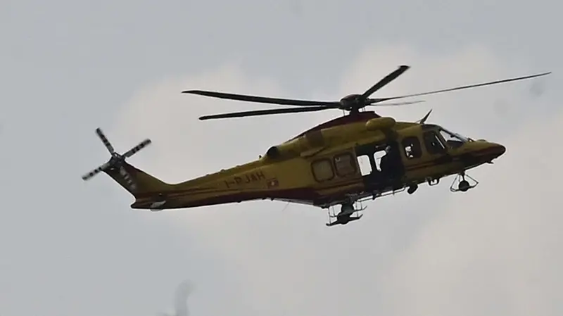 Sul posto è atterrato l'elisoccorso (foto d'archivio)