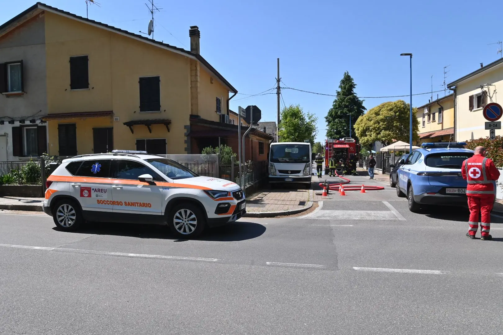Fuga di gas e principio di incendio al Villaggio Badia