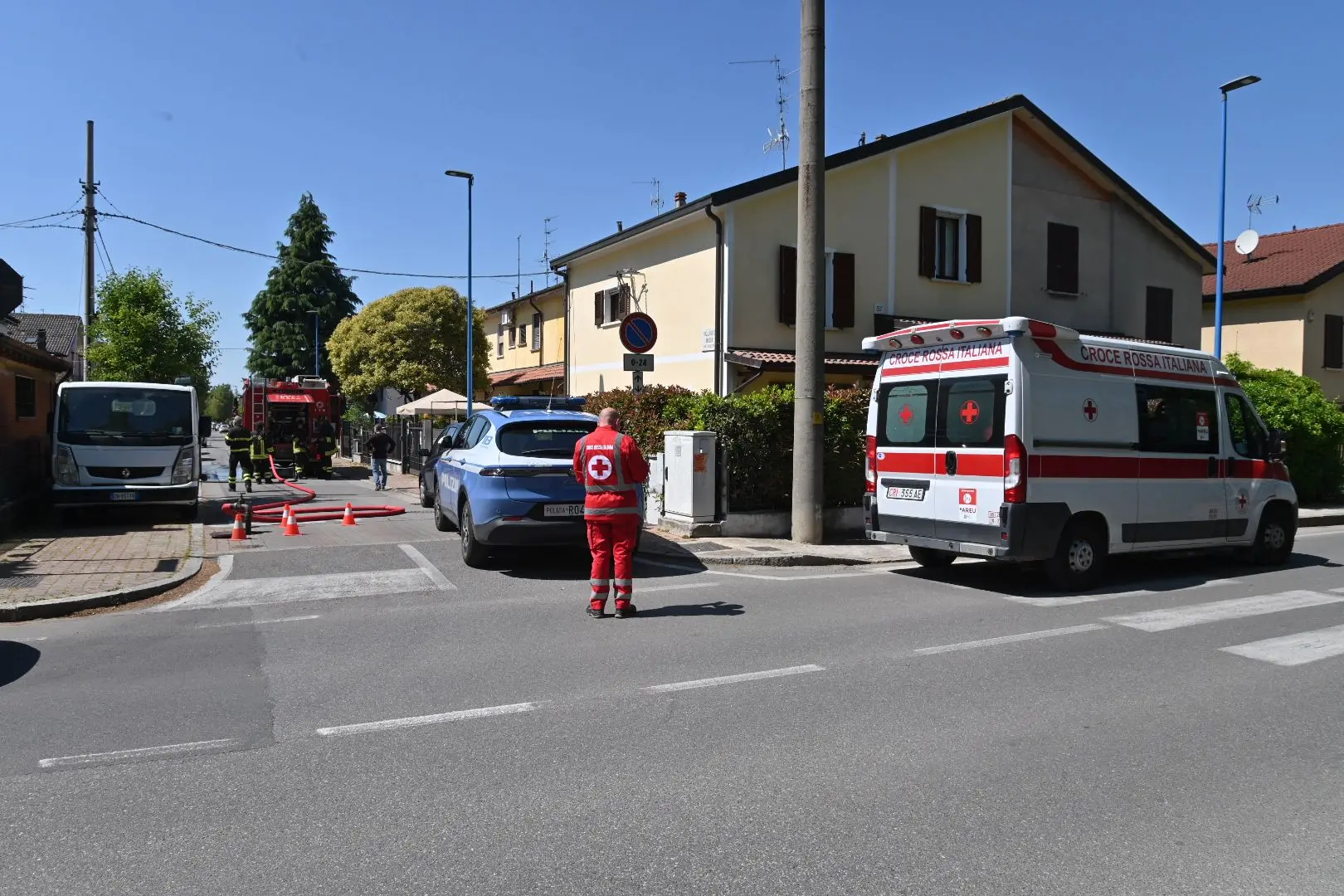 Fuga di gas e principio di incendio al Villaggio Badia