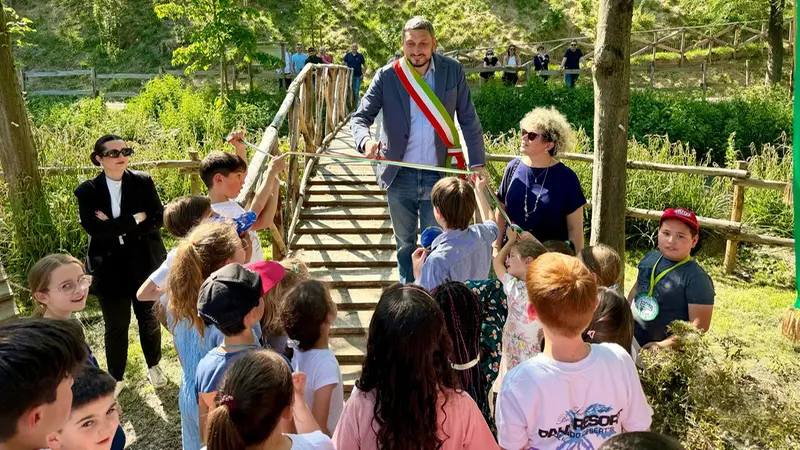 L'inaugurazione dell'area