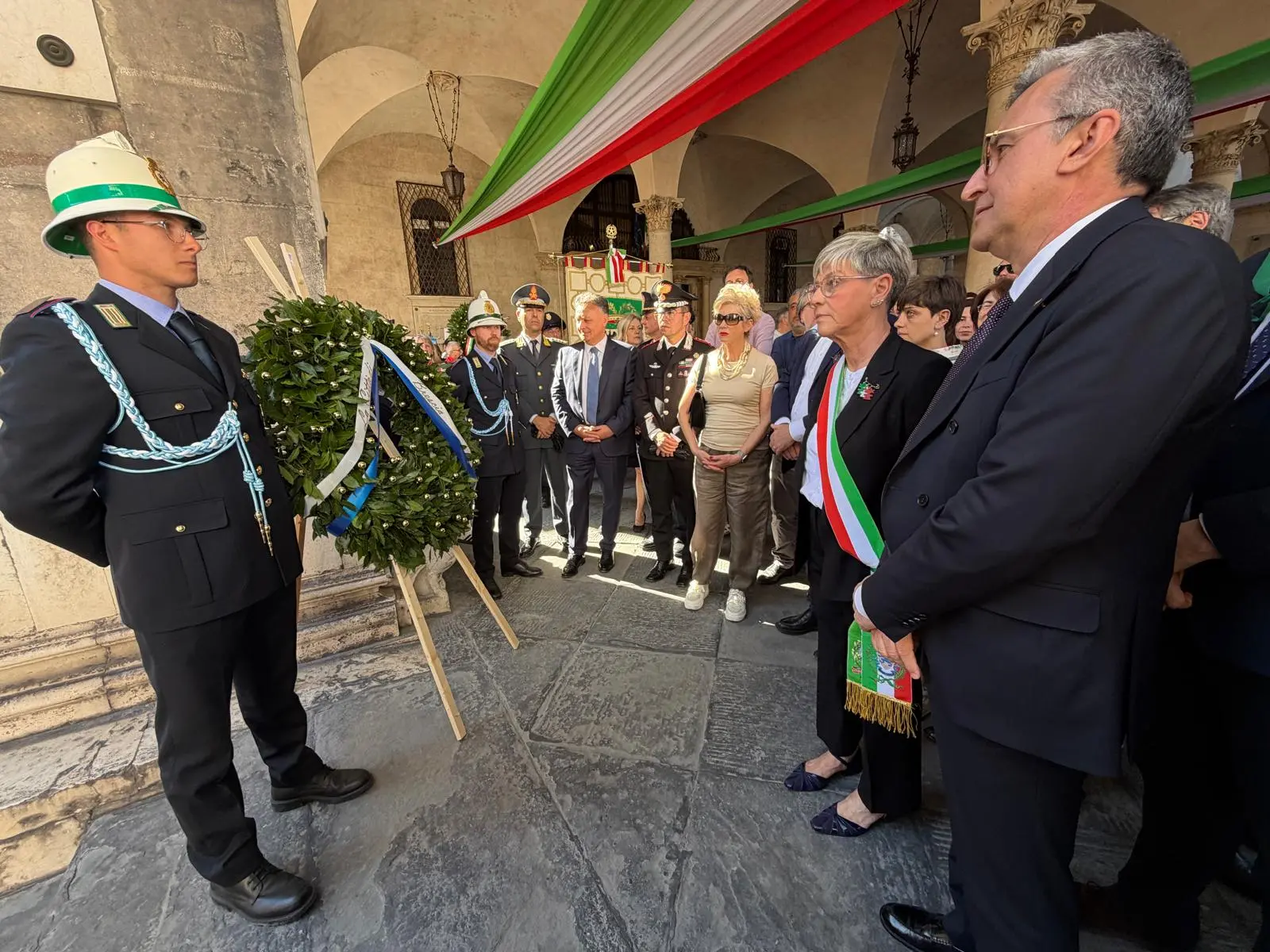 Le celebrazioni del 25 aprile in piazza Loggia
