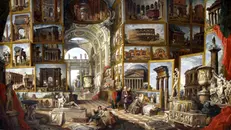 «Roma antica» di Giovanni Paolo Pannini, Staatsgalerie di Stuttgart