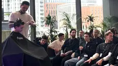 Amine, studente della Scar, ha seguito il corso di Sam Rascals a Londra - © www.giornaledibrescia.it