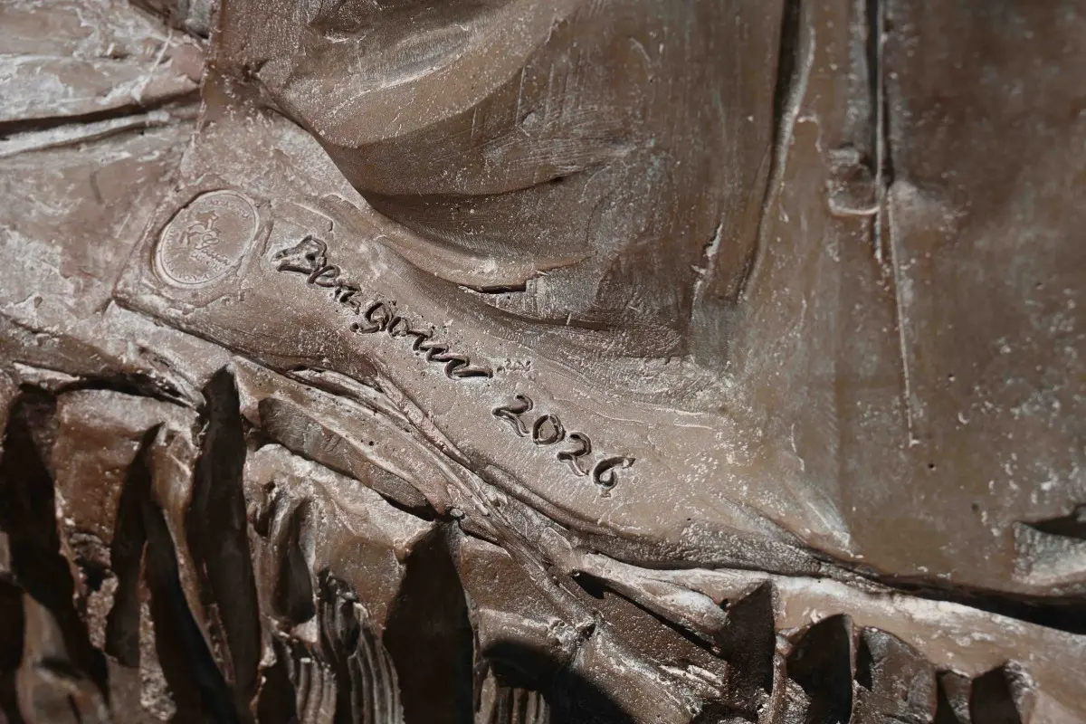 L'inaugurazione della statua di Alberto Folonari