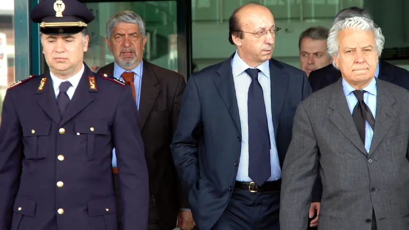 Luciano Moggi all'epoca del processo - Foto Ansa © www.giornaledibrescia.it